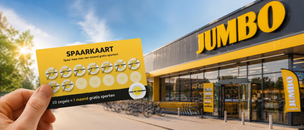 Spaaractie Jumbo Vriezenveen en Circuit Training Twente – spaar voor gratis sporten